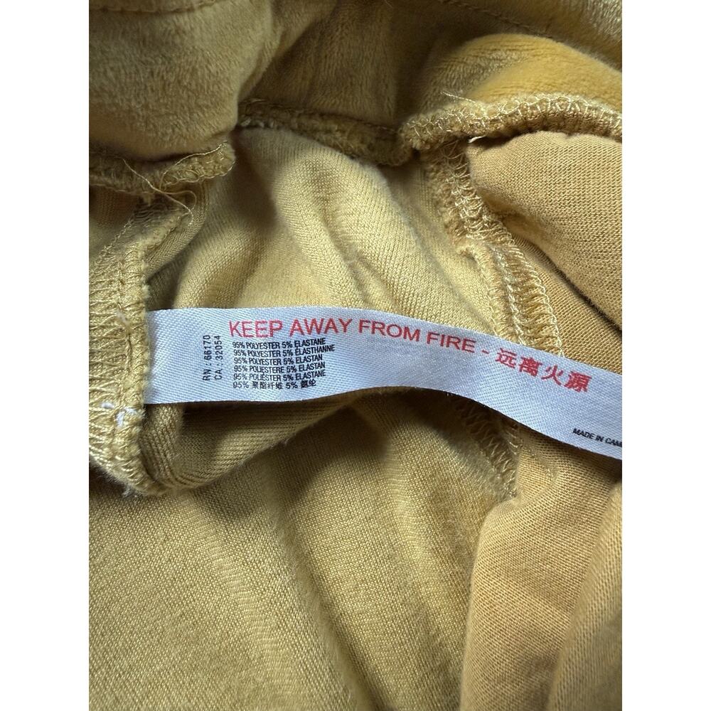 Anthropologie Saturday Sunday Merida Velvet Jogger Pants Size Small Gold Soft - Picture 3 of 5